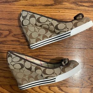 Coach sweetie wedges